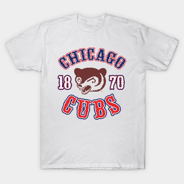 Chicago Cubs T-Shirt by MindsparkCreative